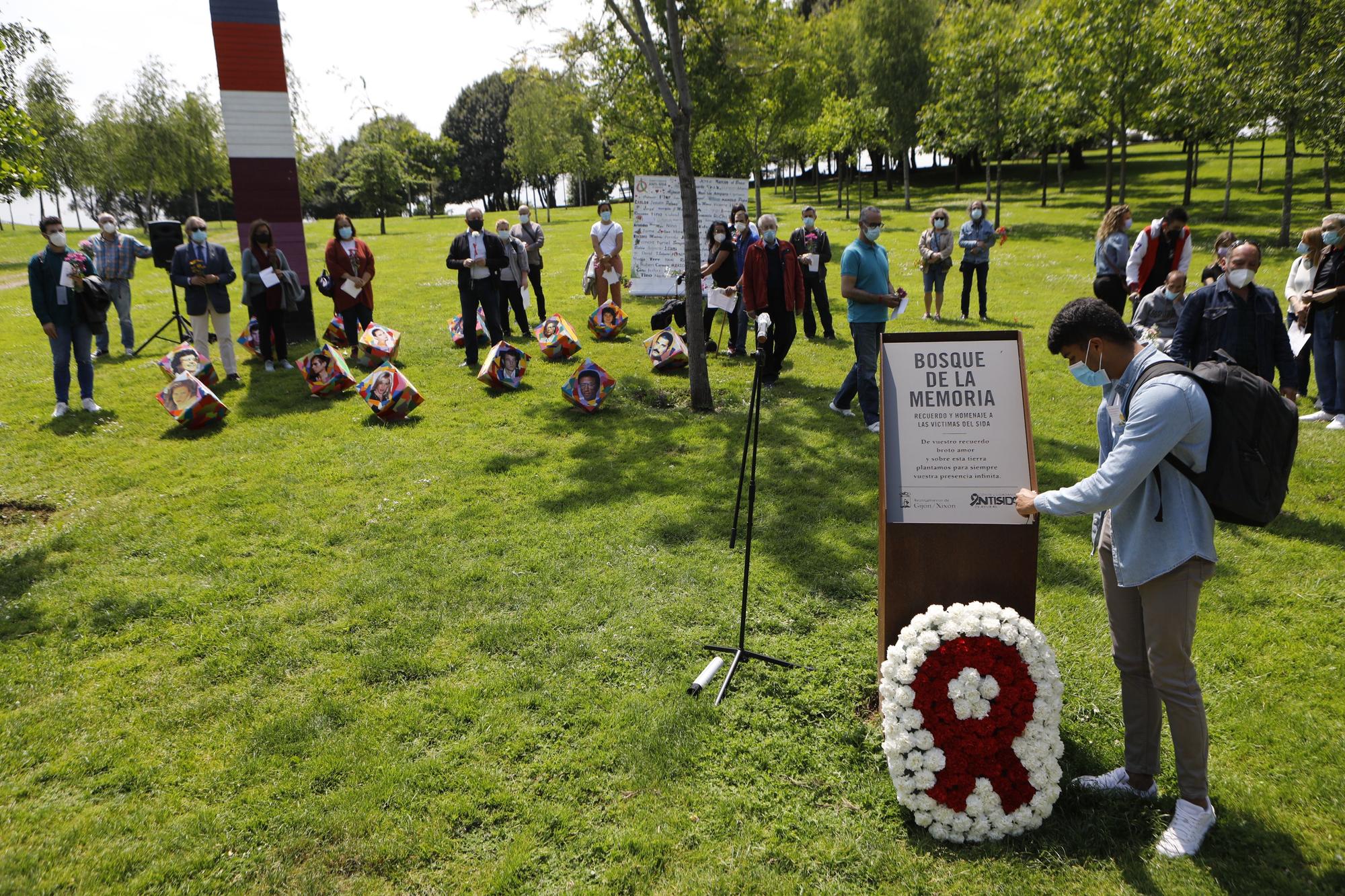 Gijón acoge el XII Memorial Permanente del Sida en Los Pericones