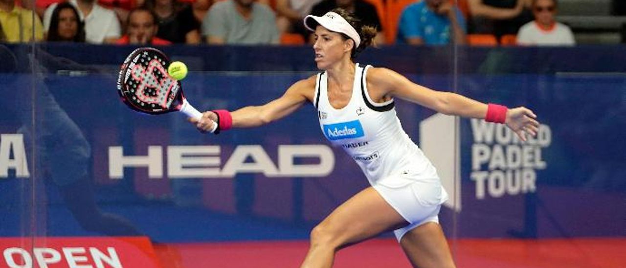 La grancanaria Marta Marrero durante un torneo del World Padel Tour de esta temporada. La grancanaria Marta Marrero durante un torneo del World Padel Tour de esta temporada.