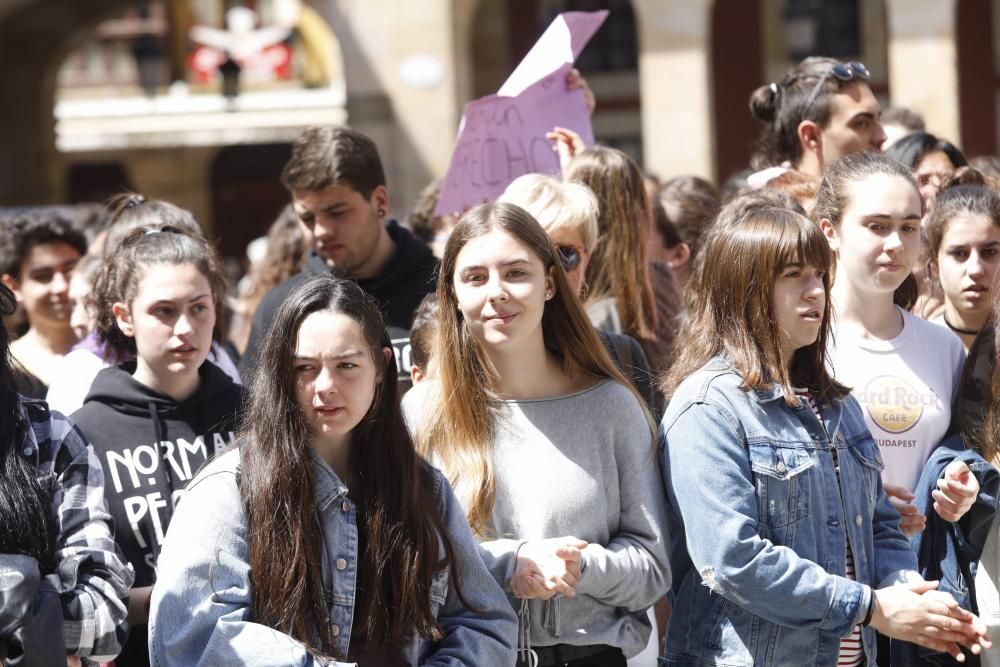 Manifestación en Gijón.