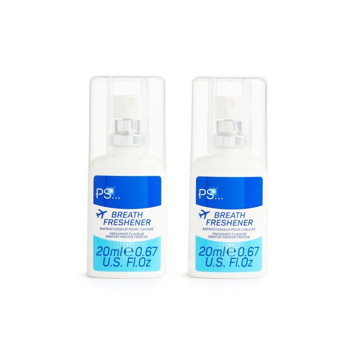 Pack de dos spray para el aliento de menta, de Primark (1,50 euros)