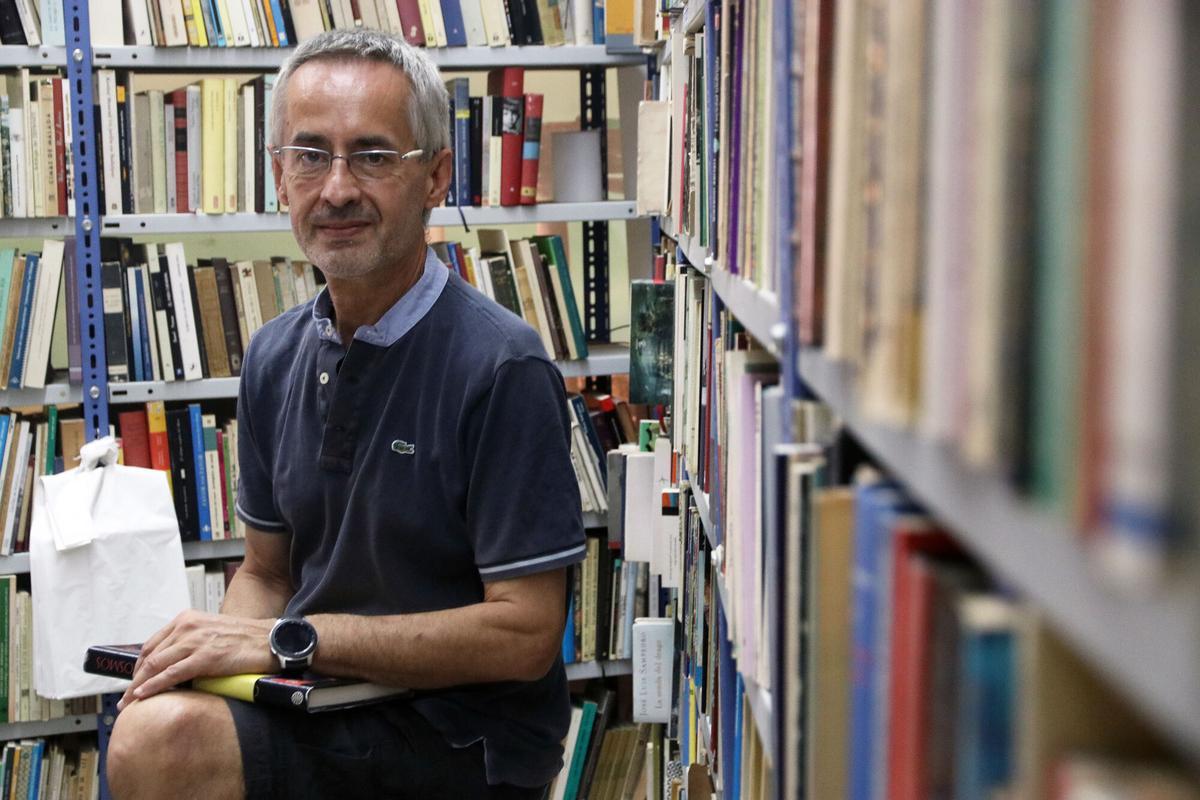 Francisco Soler, propietario de la librería Abadía.