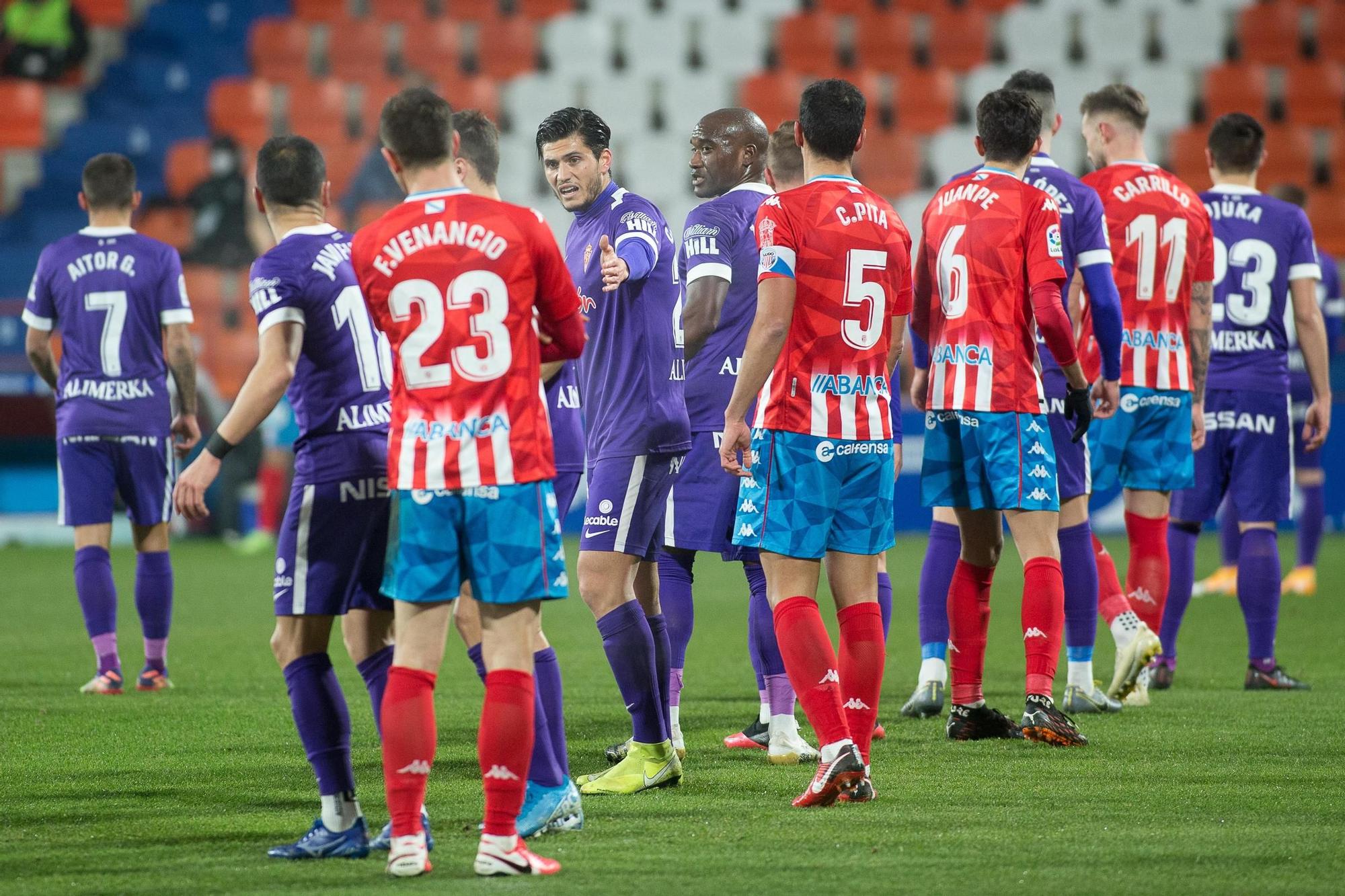 Partido del Sporting contra el Amorebieta