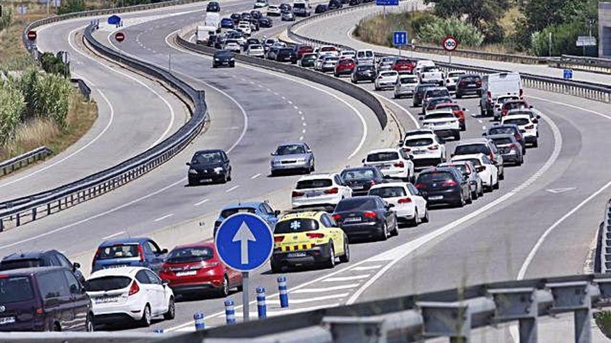 Cues de fins a 8 km de Llagostera cap a la costa