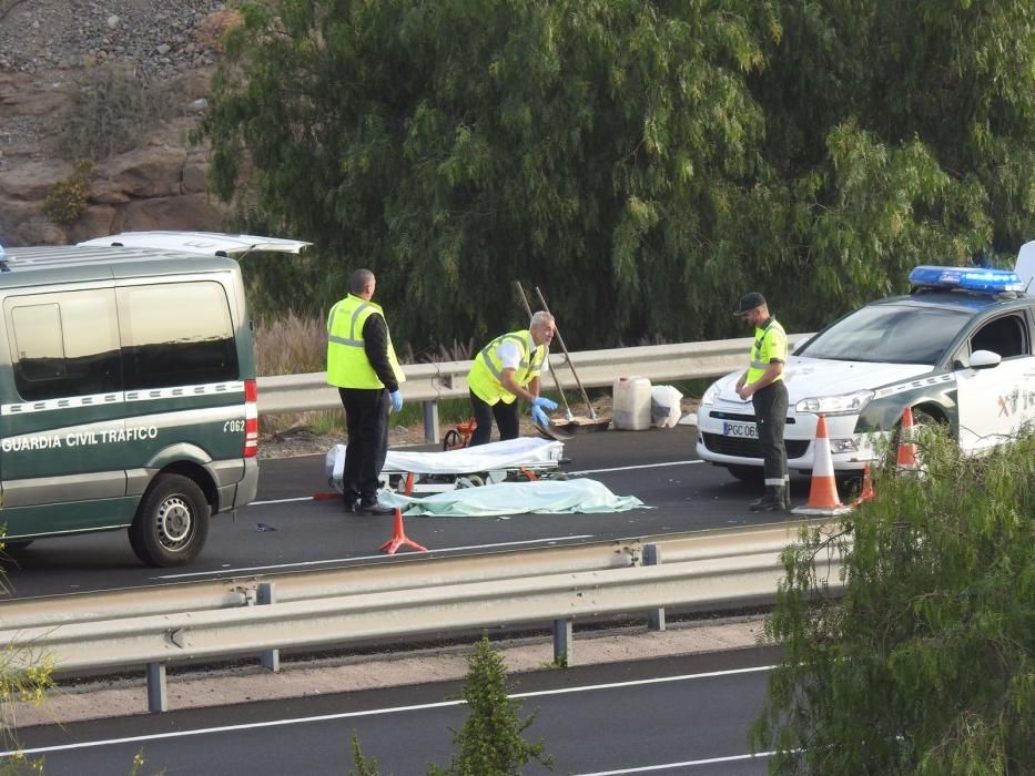 Accidente en Maspalomas con un fallecido (10/03/2017)