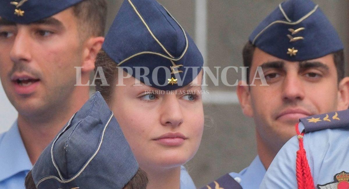 Fin de curso militar de la princesa Leonor en Gran Canaria, en imágenes