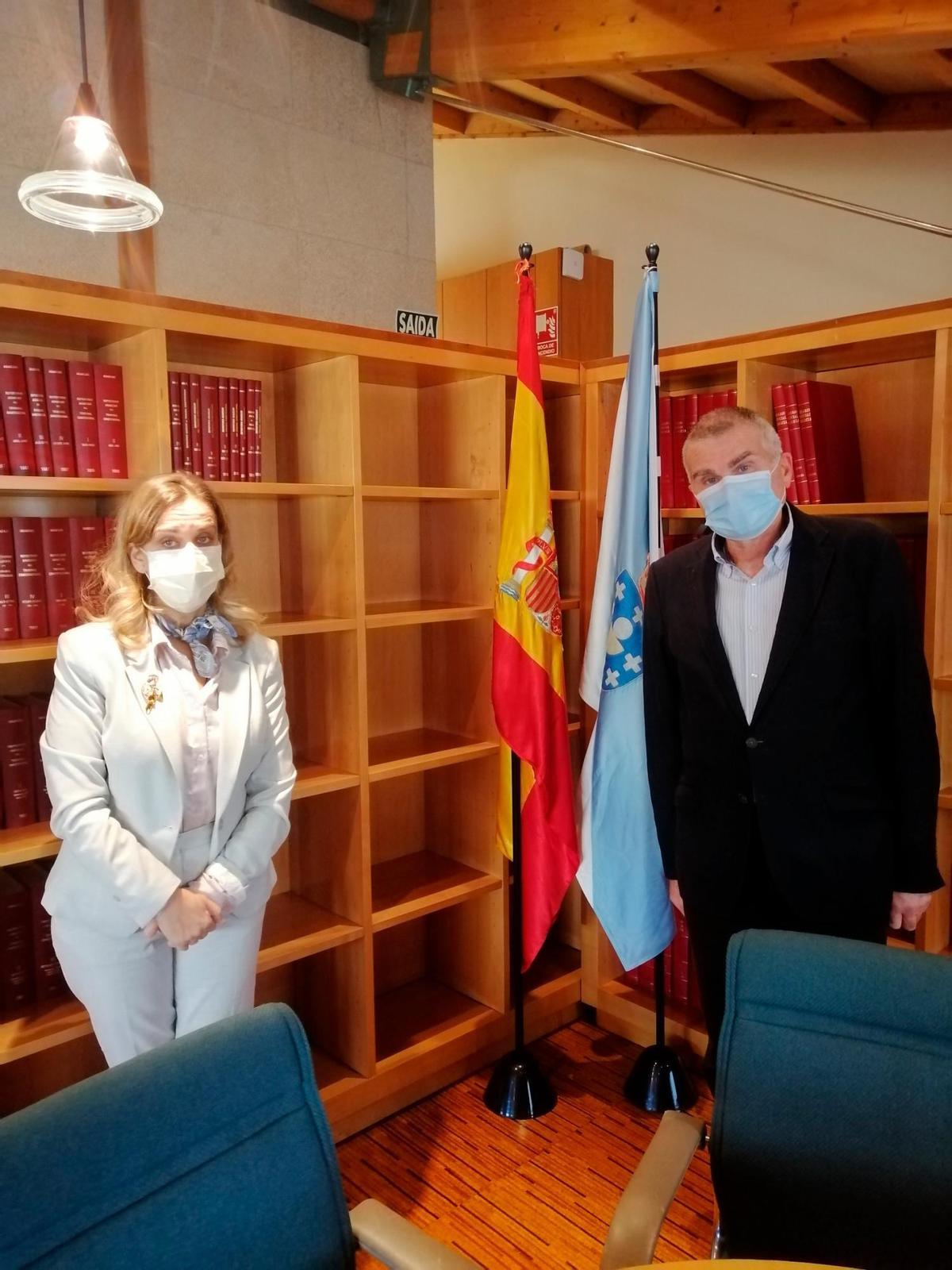 Mª Dolores Fernández Galiño y José Antonio Vázquez Freire