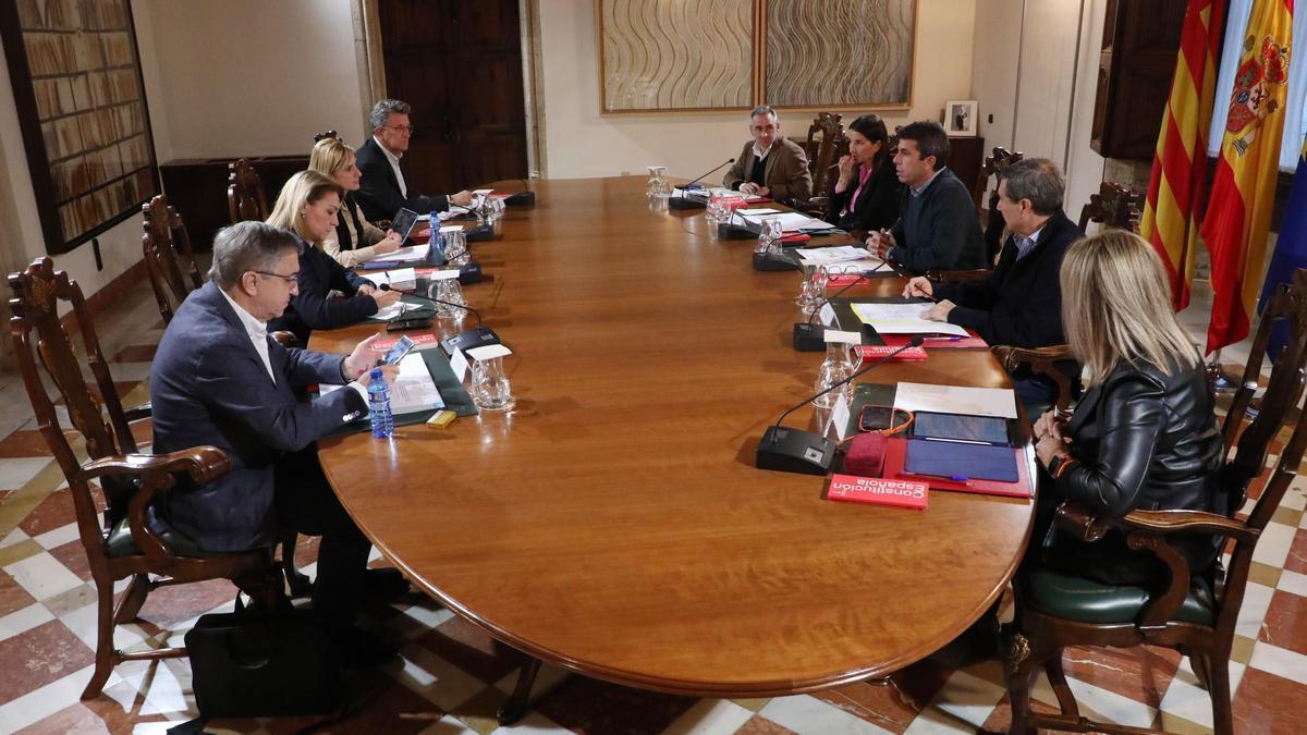 El pleno del Consell se reúne este martes en el Palau de la Generalitat.