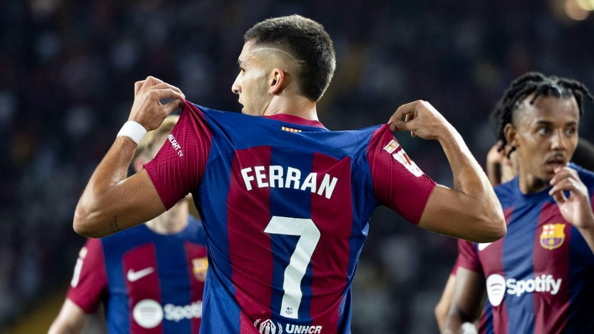 Ferran Torres, en el duelo ante el Cádiz