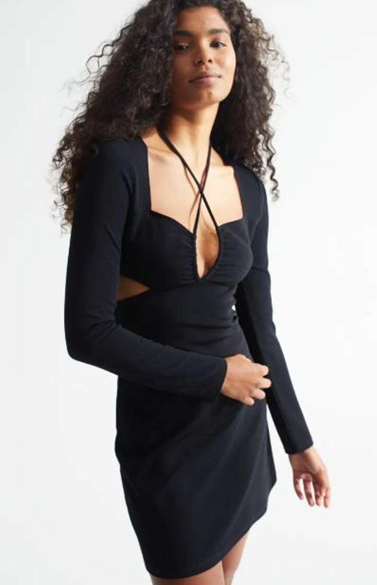 Vestido 'cut out' de H&M