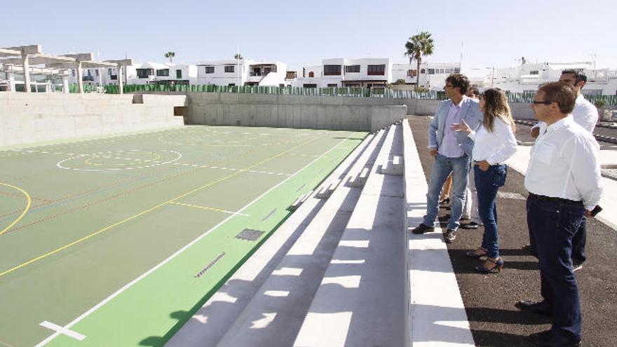 Vista de las instalaciones deportivas de Playa Honda.