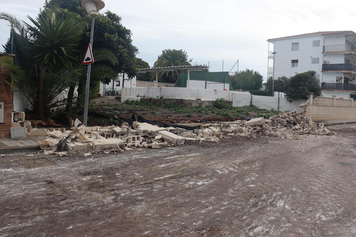 Lluvias intensas en Torredembarra