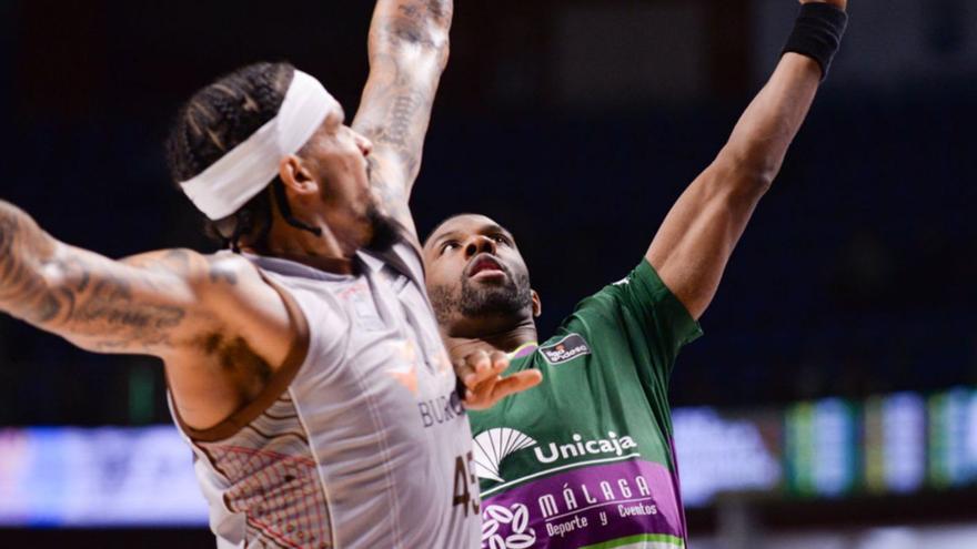 El Unicaja cortó ante el San Pablo Burgos una racha de cuatro derrotas seguidas. |