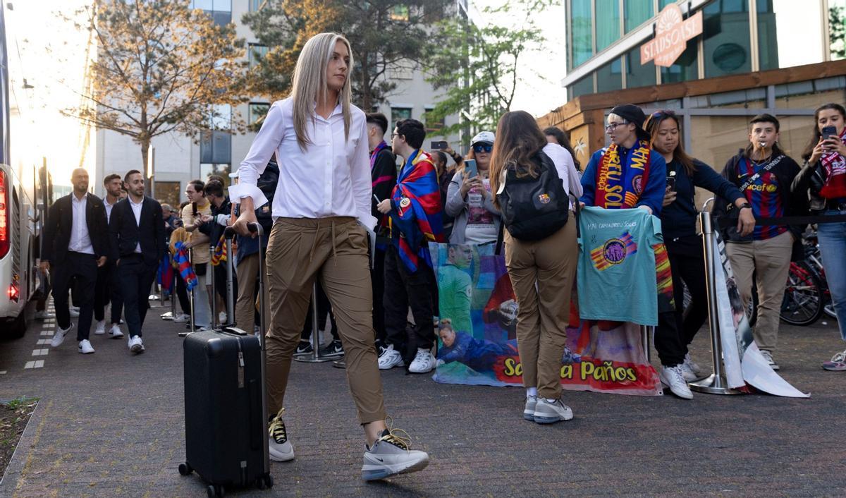 Así fue la llegada a Eindhoven del FC Barcelona