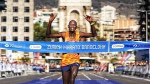 Kosgei, ganador del reciente maratón de Barcelona