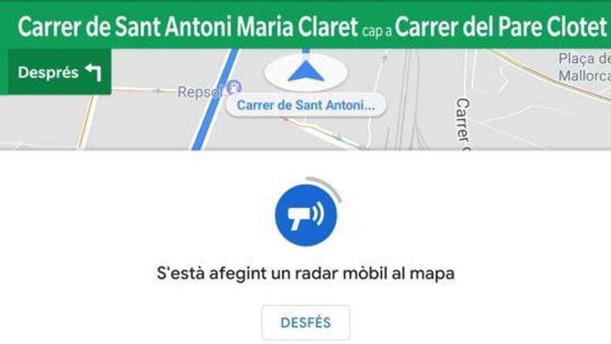 Google Maps ja avisa dels radars: com funciona?