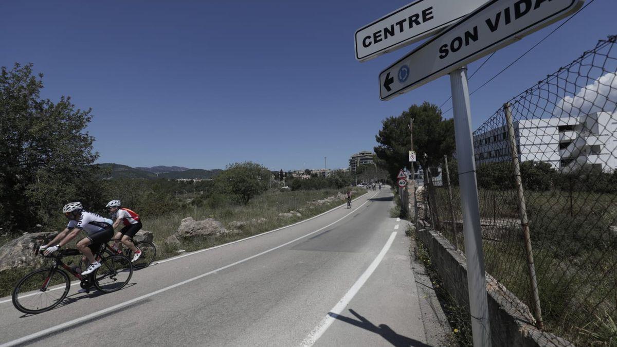 Auf dem Cami dels Reis in Palma de Mallorca kam es zu dem Unfall zwischen Radfahrern und einem Jogger.