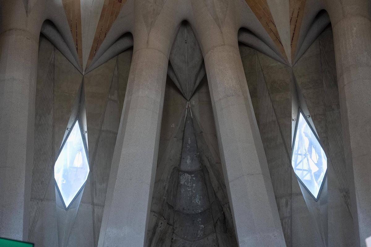 Sala Crucero, en el interior de la torre de Jesús de la Sagrada Familia.