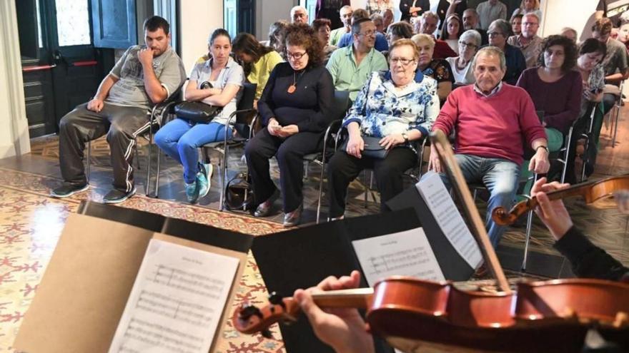 Homenaje a Luciano Costa y José Pérez Ferreño en Vila Concepción, en 2017.