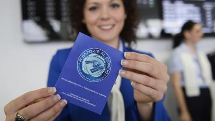 Imagen del pasaporte que se solicita en las taquillas del museo.