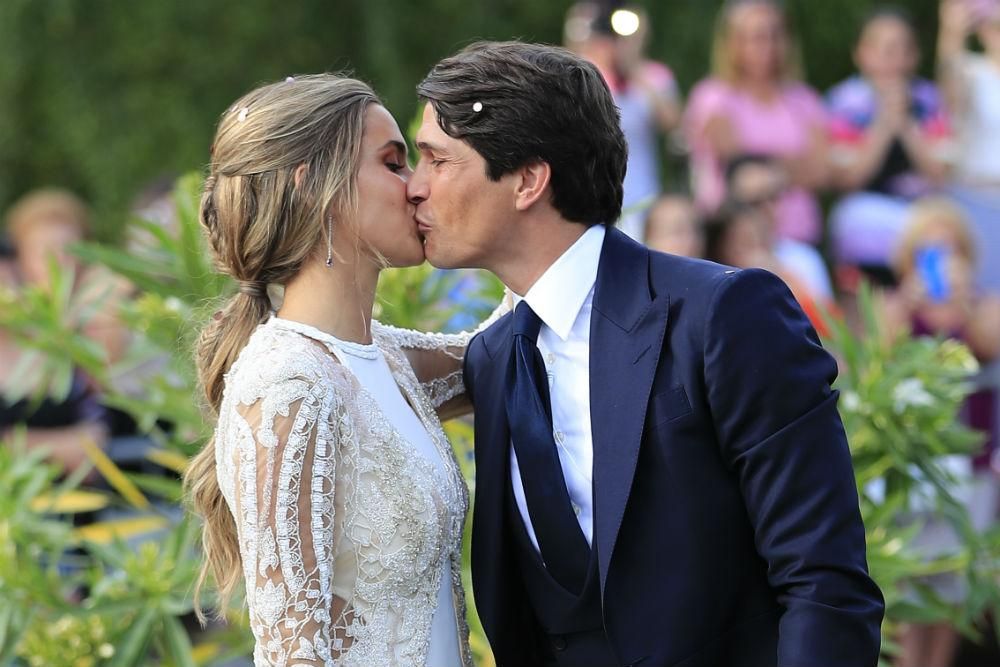 María Pombo y Pablo Castellanos recién casados
