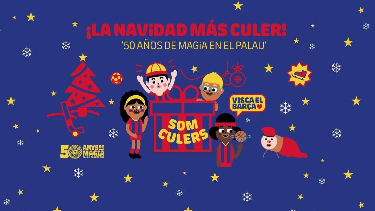 El FC Barcelona ha anunciado el Concurso de Felicitaciones Navideñas Azulgrana 2021