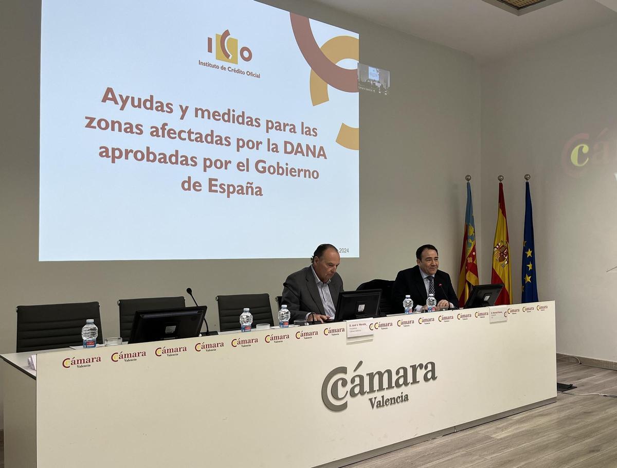 José Vicente Morata y Manuel Illueca, en  Cámara Valencia