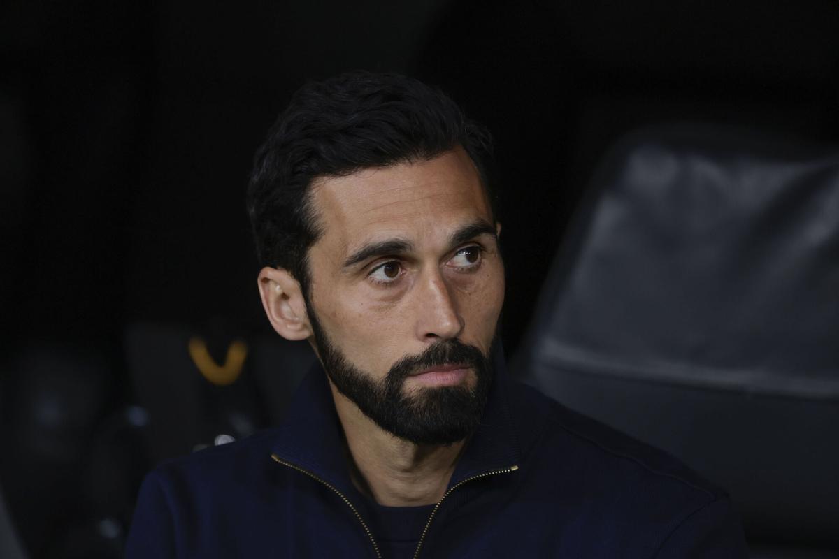 Álvaro Arbeloa, antes del inicio del Real Madrid-Bayern