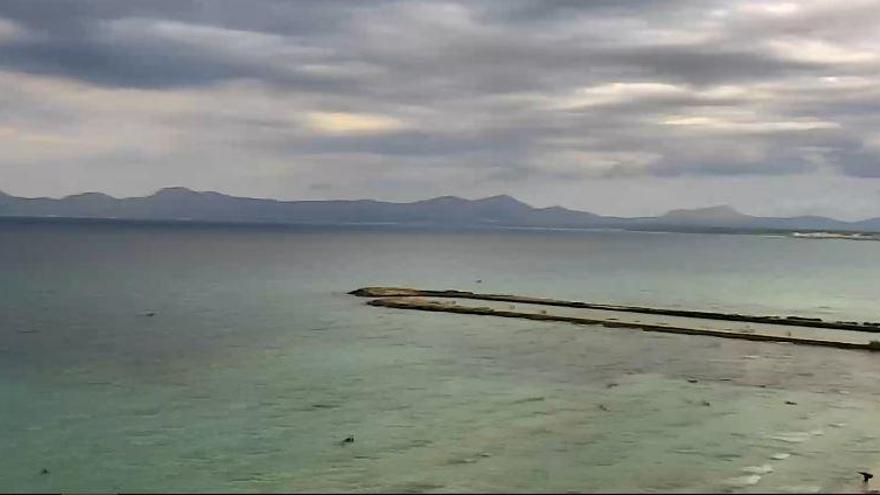 Die Playa de Muro am frühen Sonntagabend (14.7.)