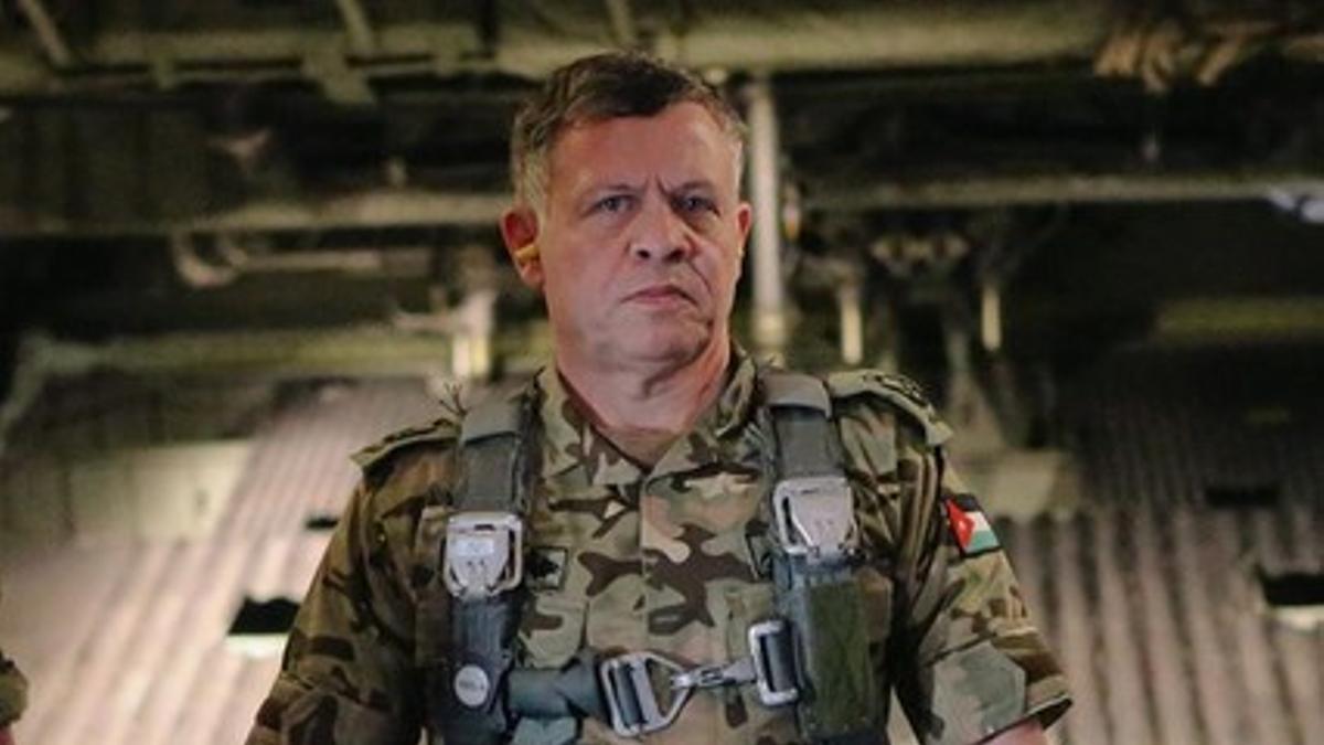 El exmilitar rey Abdullah II de Jordania en la fotografía de la página oficial de la Corte Real Hachemí.