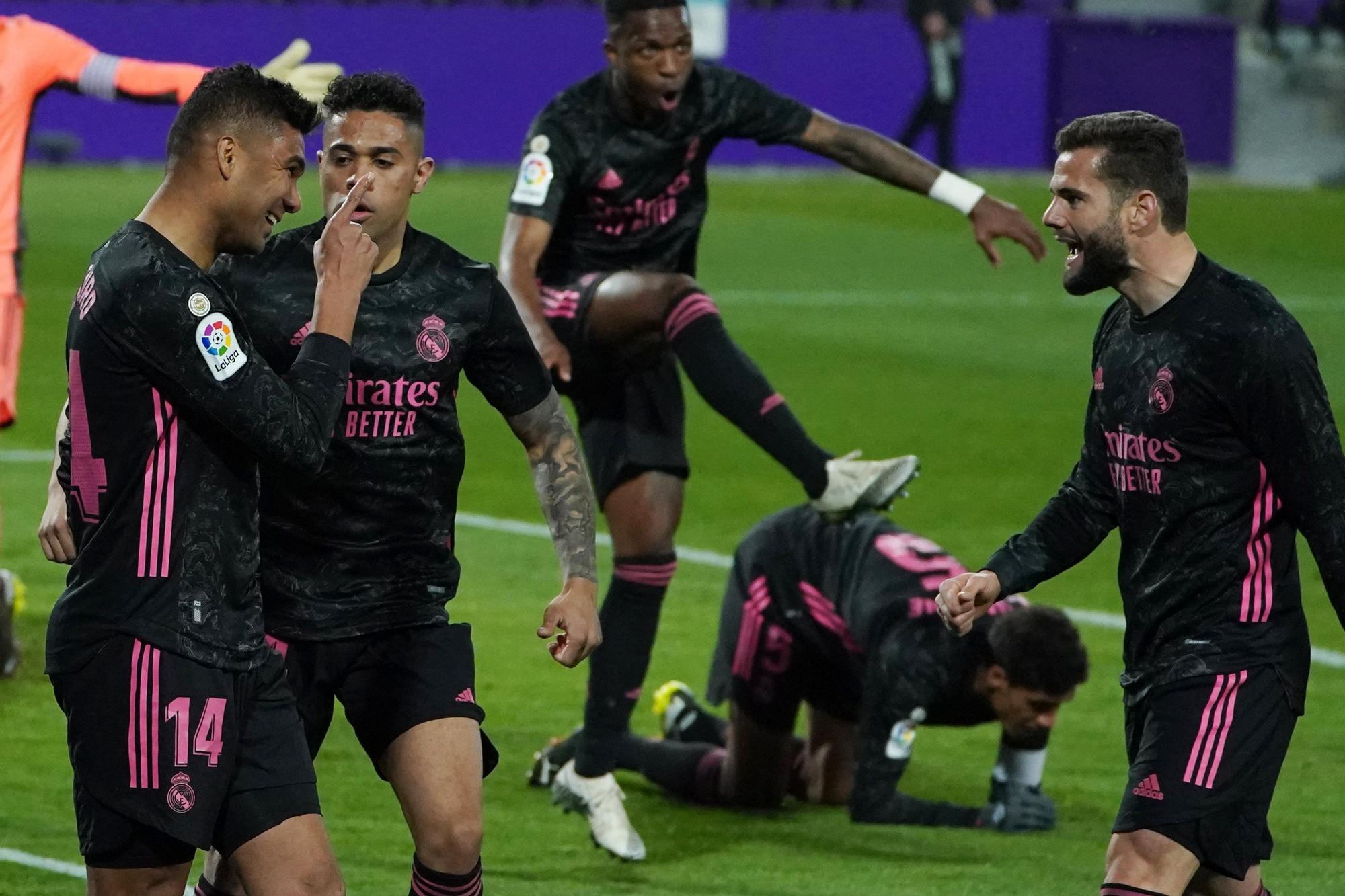 El Madrid gana con lo justo en Valladolid y se reengancha a La Liga