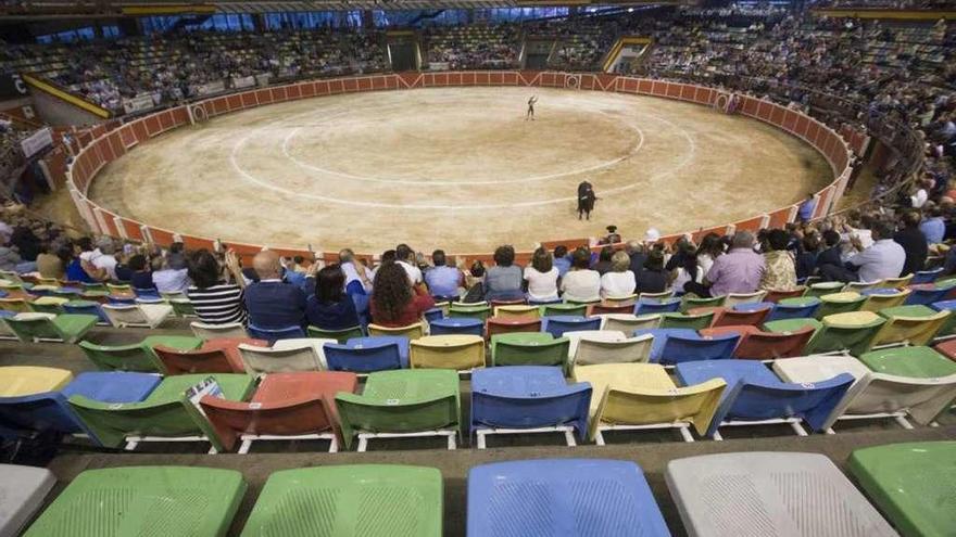 Última corrida celebrada en el Coliseum, en las fiestas del Rosario de 2014.