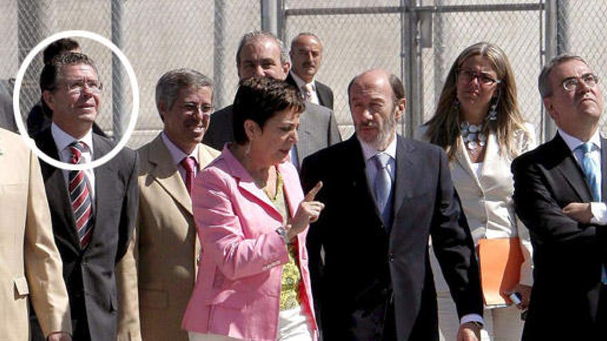 Francisco Granados, durante la inauguración de la cárcel.