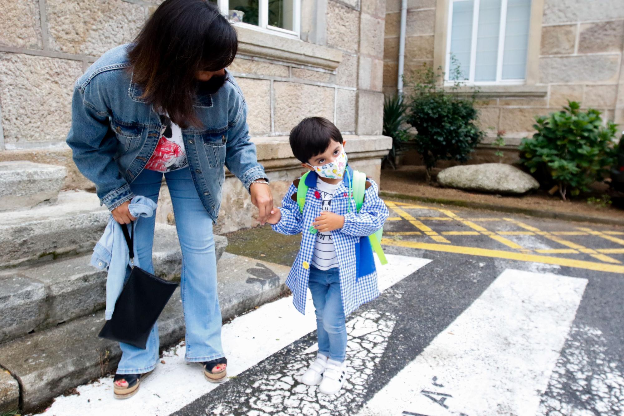 Las imágenes de la vuelta al cole en Galicia