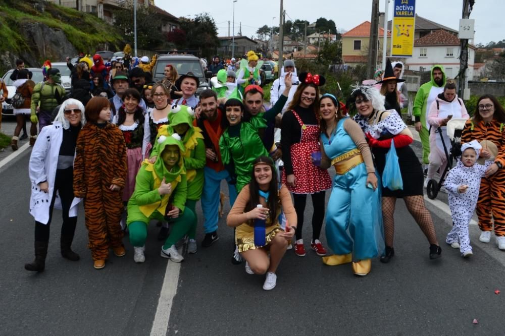 Aldán y Moaña celebran el final del Carnaval. // G. Núñez