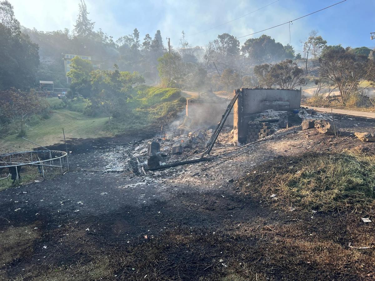 Incendio en Big Island, en Hawái