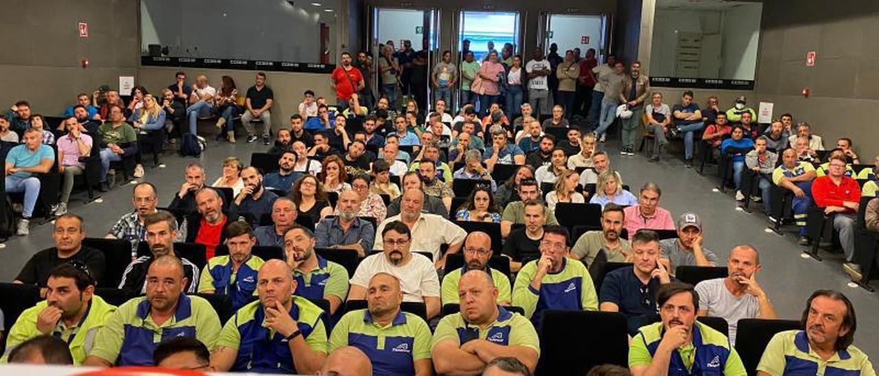 Asamblea de delegados celebrada el jueves.