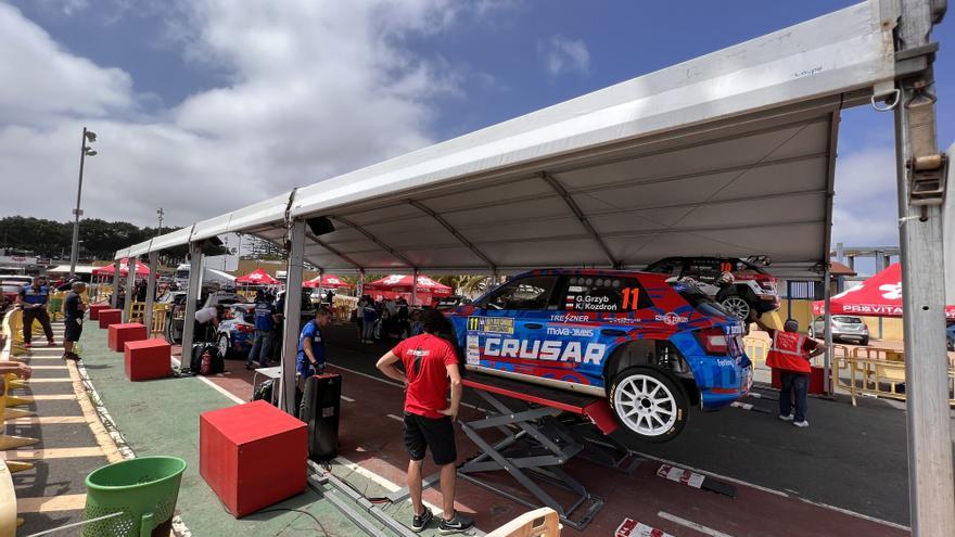 Todo listo para el tramo espectáculo del Rally Islas Canarias
