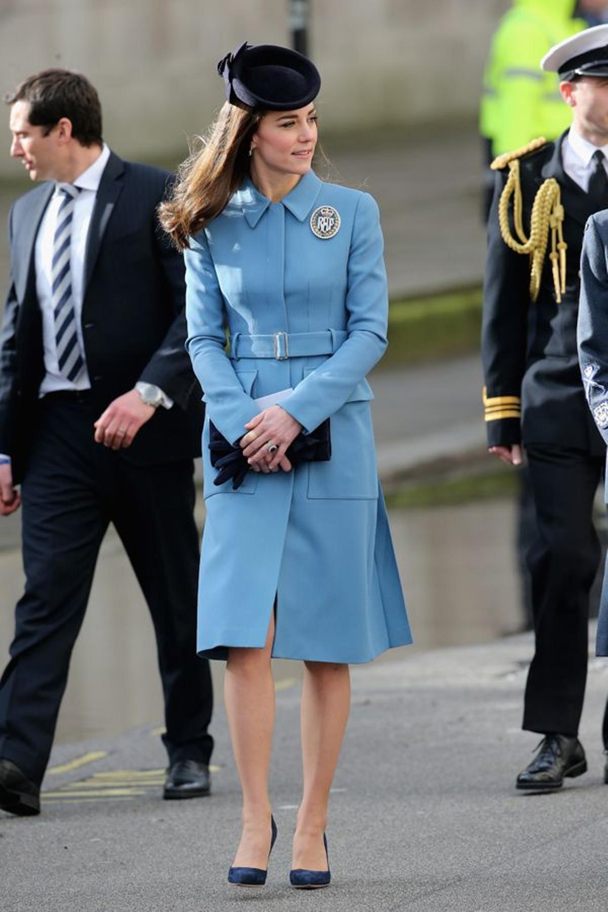 El traje de Kate Middleton en el 75 aniversario de la RAF