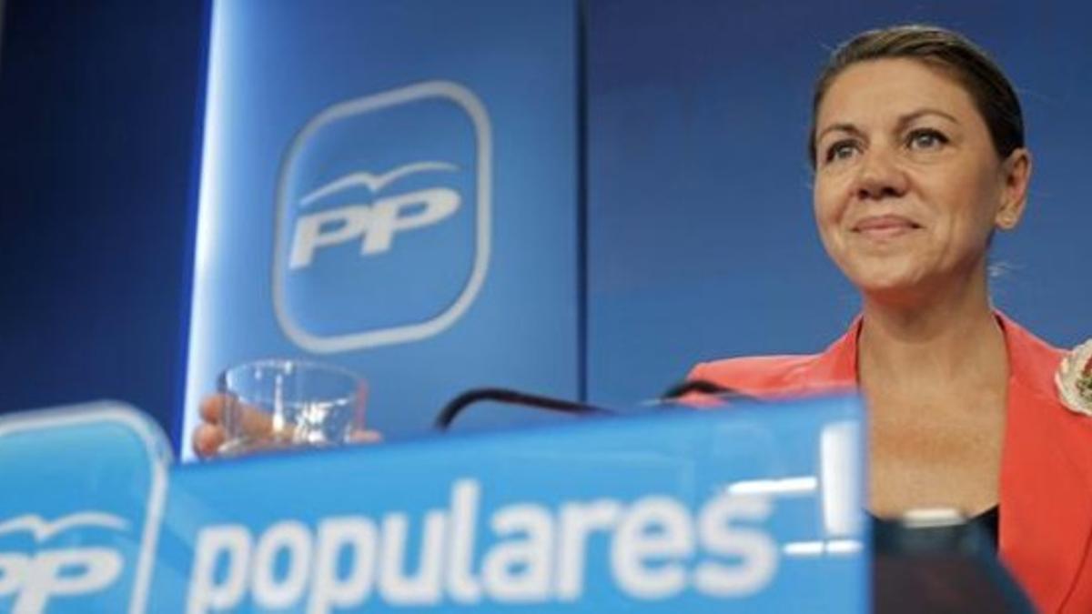 María Dolores de Cospedal, el 10 de septiembre.