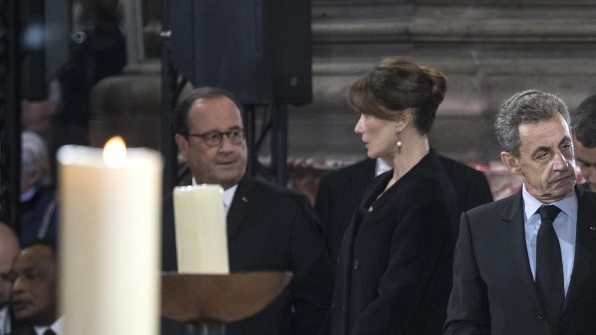 ¿Qué le dijo Hollande a Carla Bruni en el funeral de Chirac?