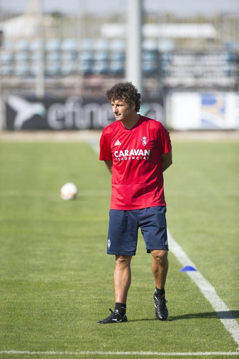 Primer entrenamiento del Real Zaragoza