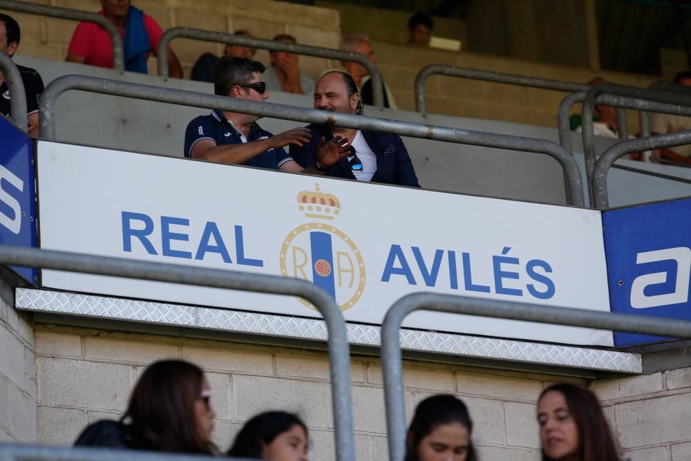 El partido entre el Real Avilés y el Praviano, en imágenes