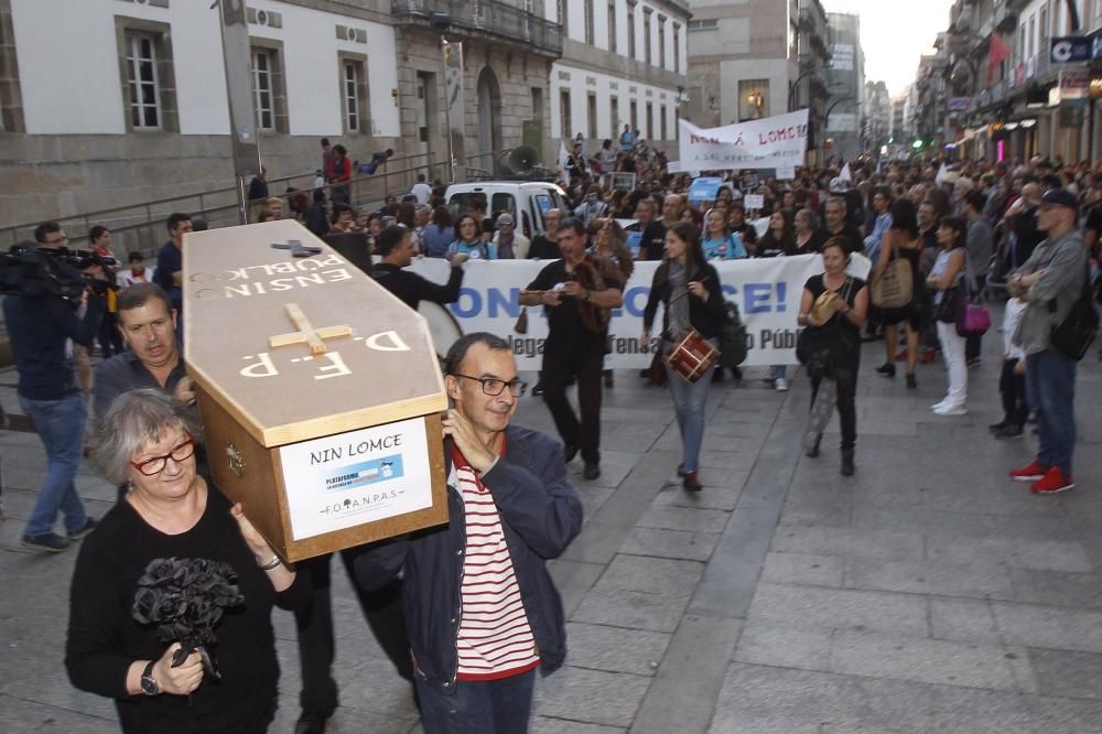 Marchas contra la reválida desde los institutos