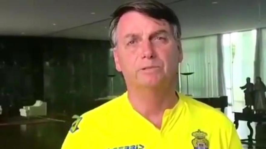 Bolsonaro hace patria con la UD Las Palmas