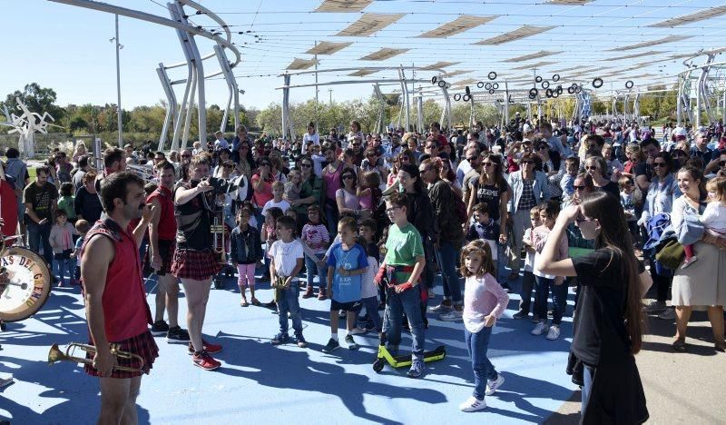 Inauguración de Río y Juego, espacio infantil de las fiestas