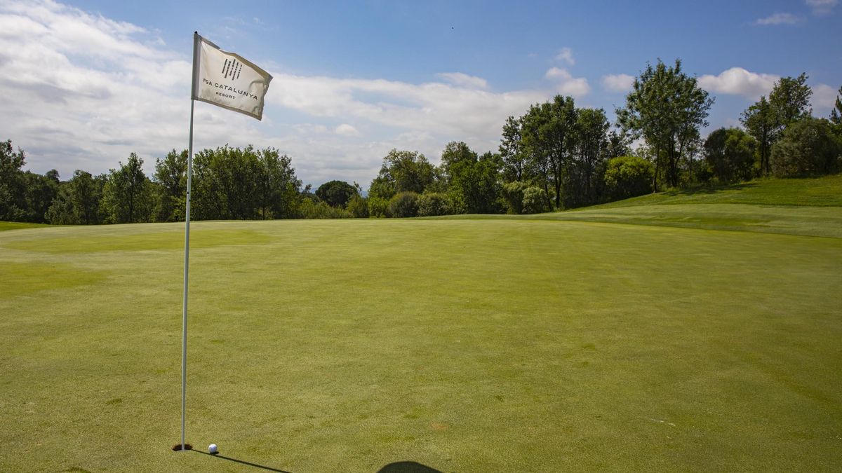 El camp de golf de Caldes de Malavella, en una imatge d’arxiu.
