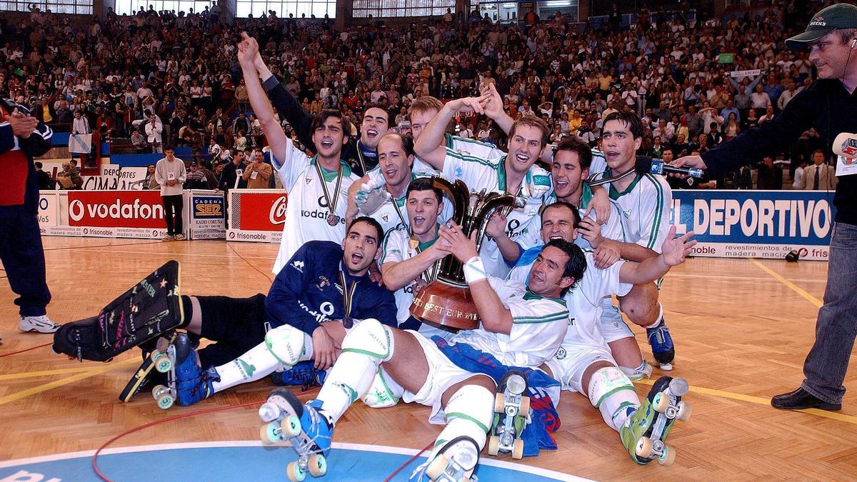 El Liceo, campeón de Europa de 2003 en A Coruña.