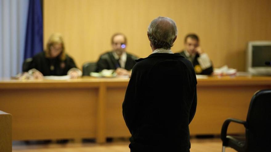 El acusado declarando durante el juicio