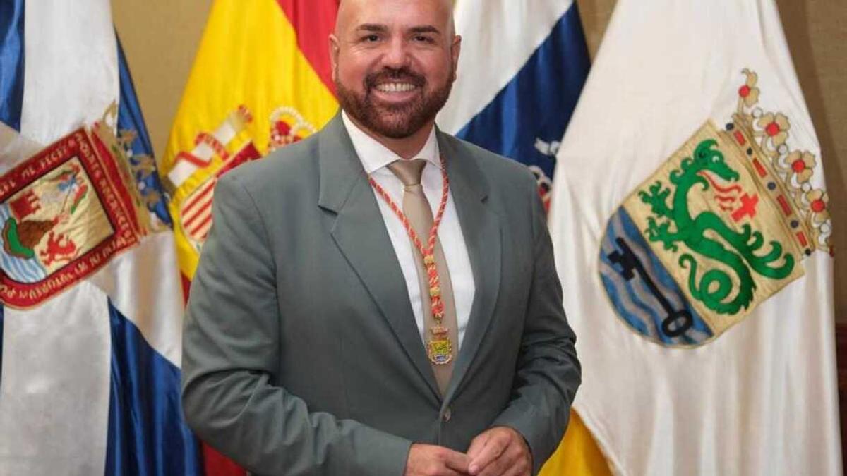 Marco González, alcalde de Puerto de la Cruz.