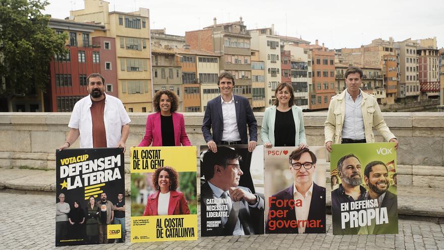 Els caps de llista per Girona a les eleccions al parlament